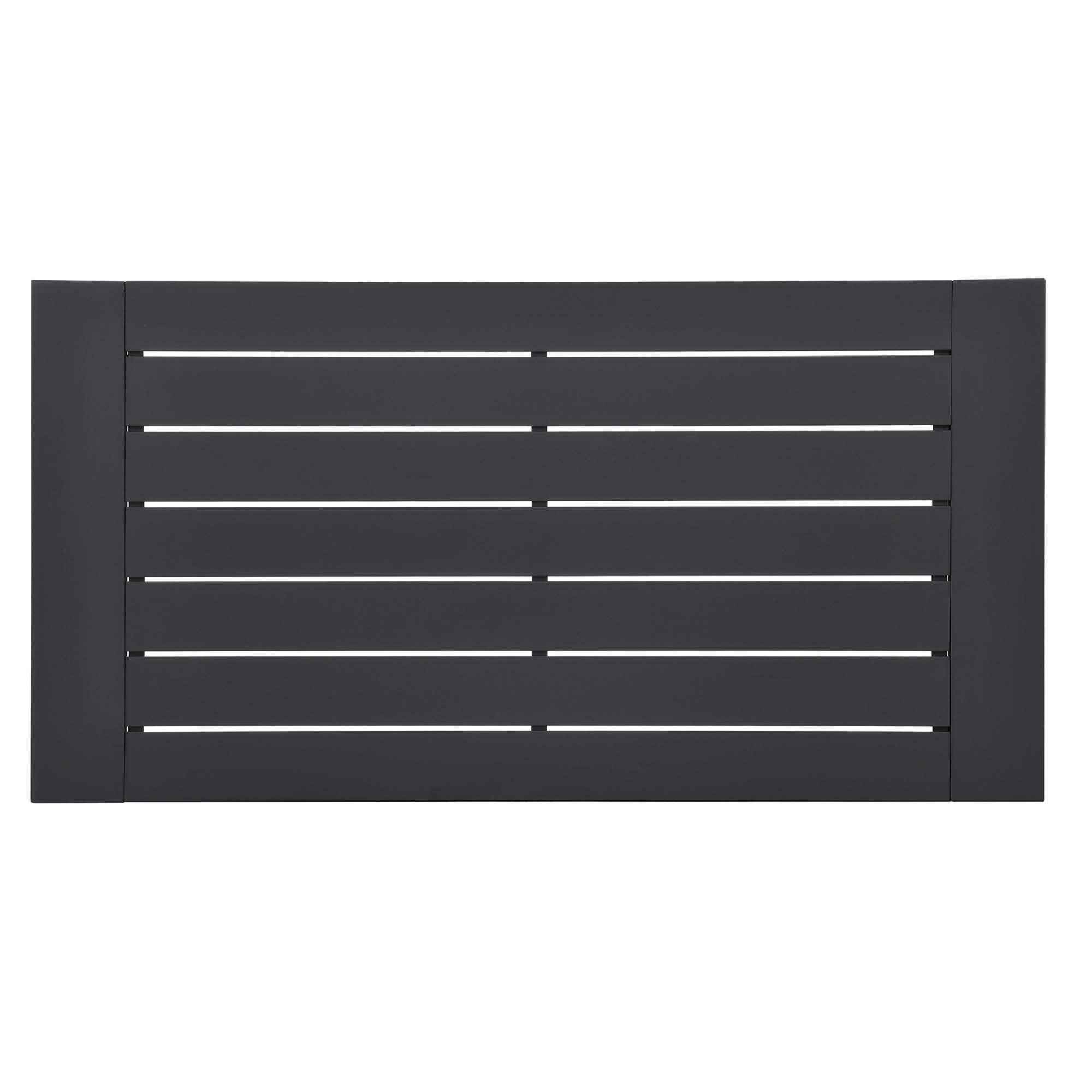 Alt View 4. Modway - Tahoe 2-Piece Outdoor Powder-Coated Aluminum Patio Set - Gray Charcoal.