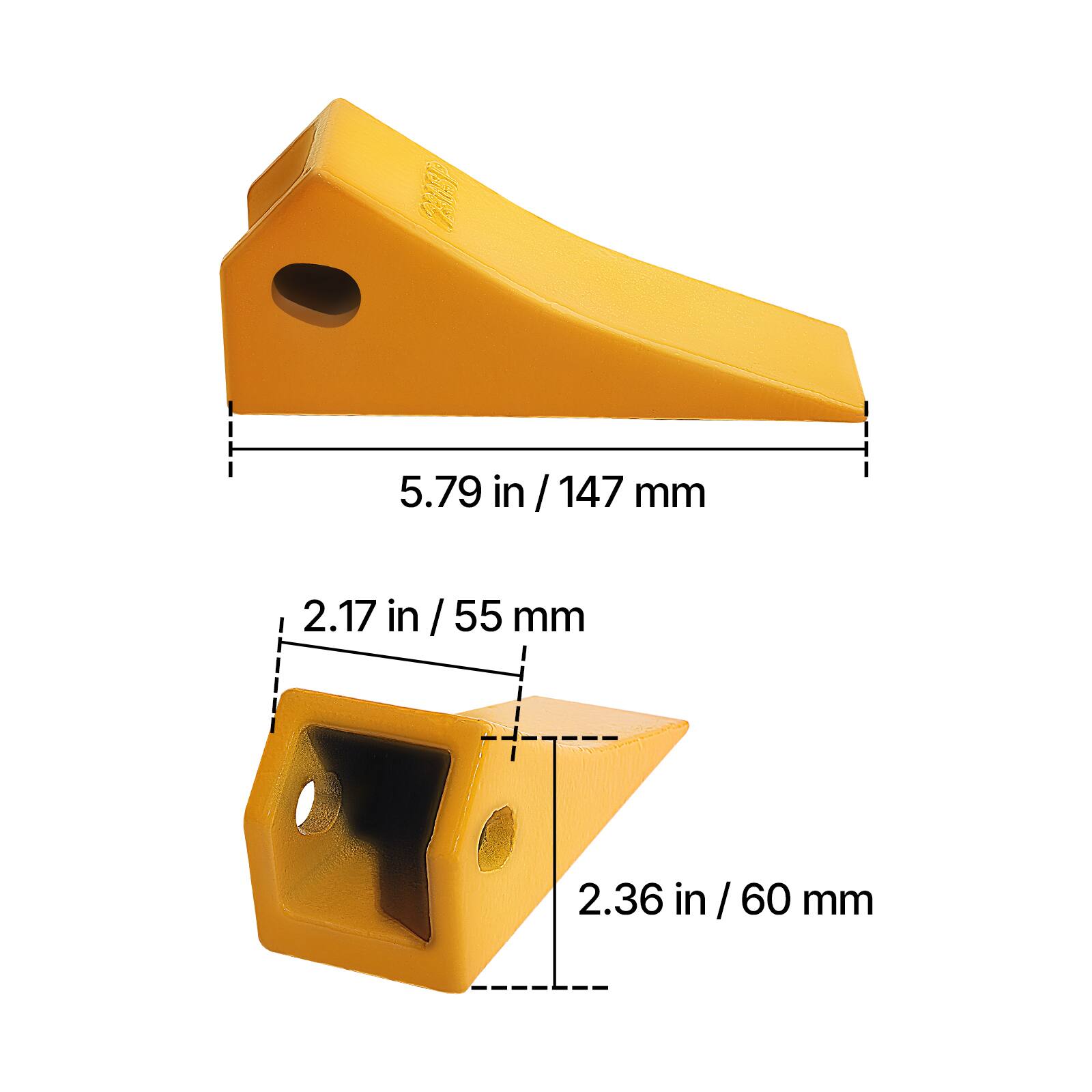 5.79 in / 147 mm  
2.17 in / 55 mm  
2.36 in / 60 mm