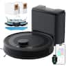 Lefant - The M2 Plus laser radar sweeping and mopping robot features 7000Pa suction power and automatic dust collection - Black