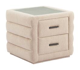 Hivvago - Soffice Nightstand - Beige