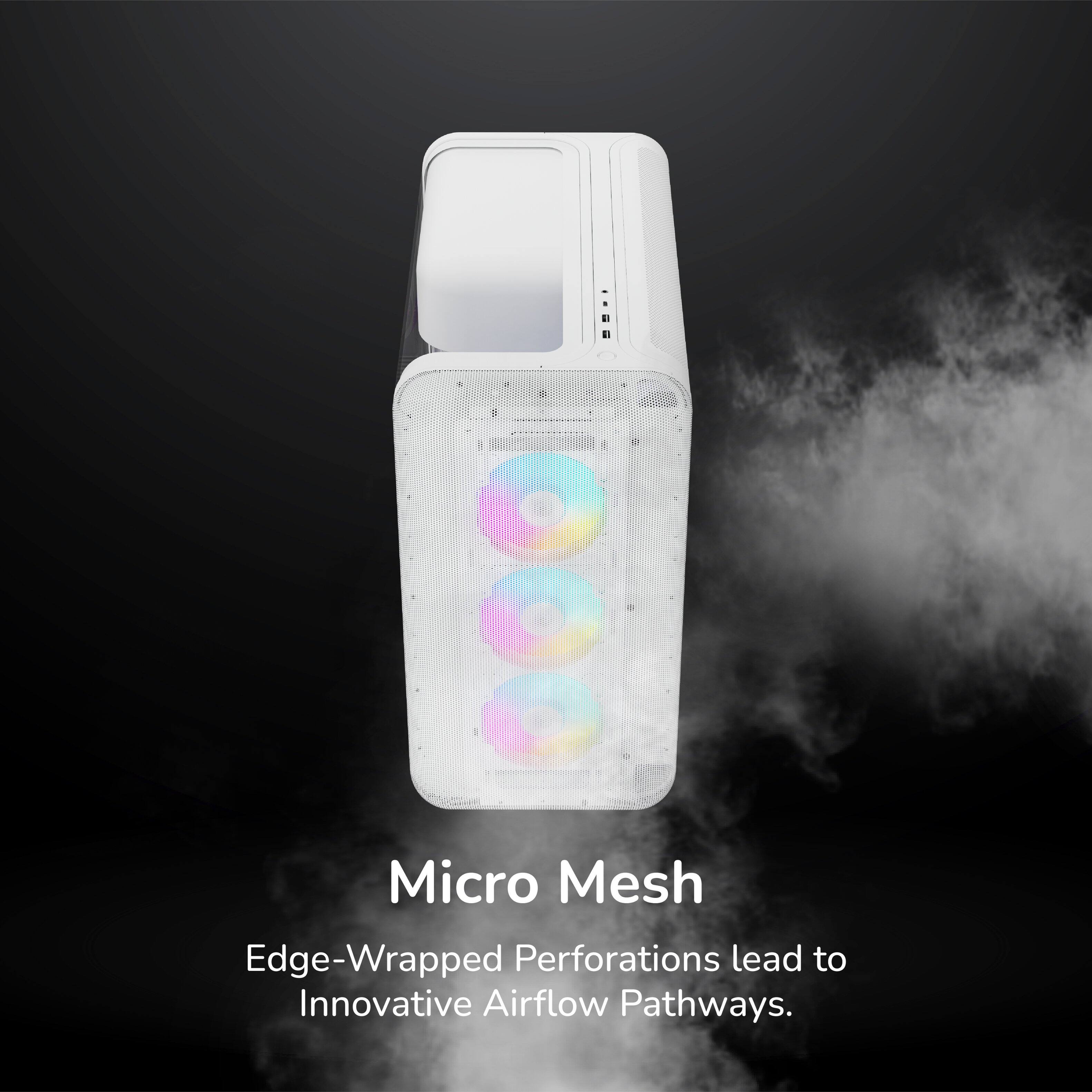 Micro Mesh  
Edge-Wrapped Perforations lead to Innovative Airflow Pathways.