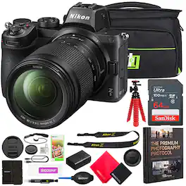 Bundle - Nikon - Z5 Mirrorless Full Frame Camera Body FX 4K + 24-200mm f/4-6.3 VR Lens Kit