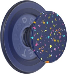 PopSockets - MagSafe PopGrip Universal Magnetic Grip & Stand with Adapter Ring for Cell Phones - Navy - Front_Zoom