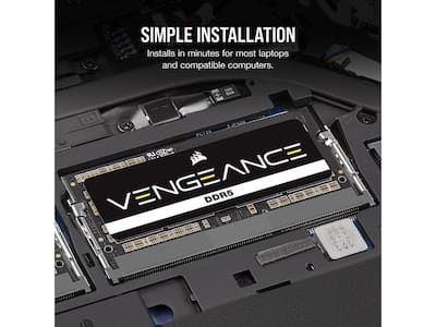 CORSAIR Vengeance 32GB (2 x 16GB) 262 Pin DDR5 SO DIMM DDR5 5600 CORSAIR Vengeance 32GB (2 x 16GB) 262 Pin DDR5 SO DIMM DDR5 5600
