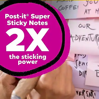 Post it Recycled Super Sticky Notes, 3