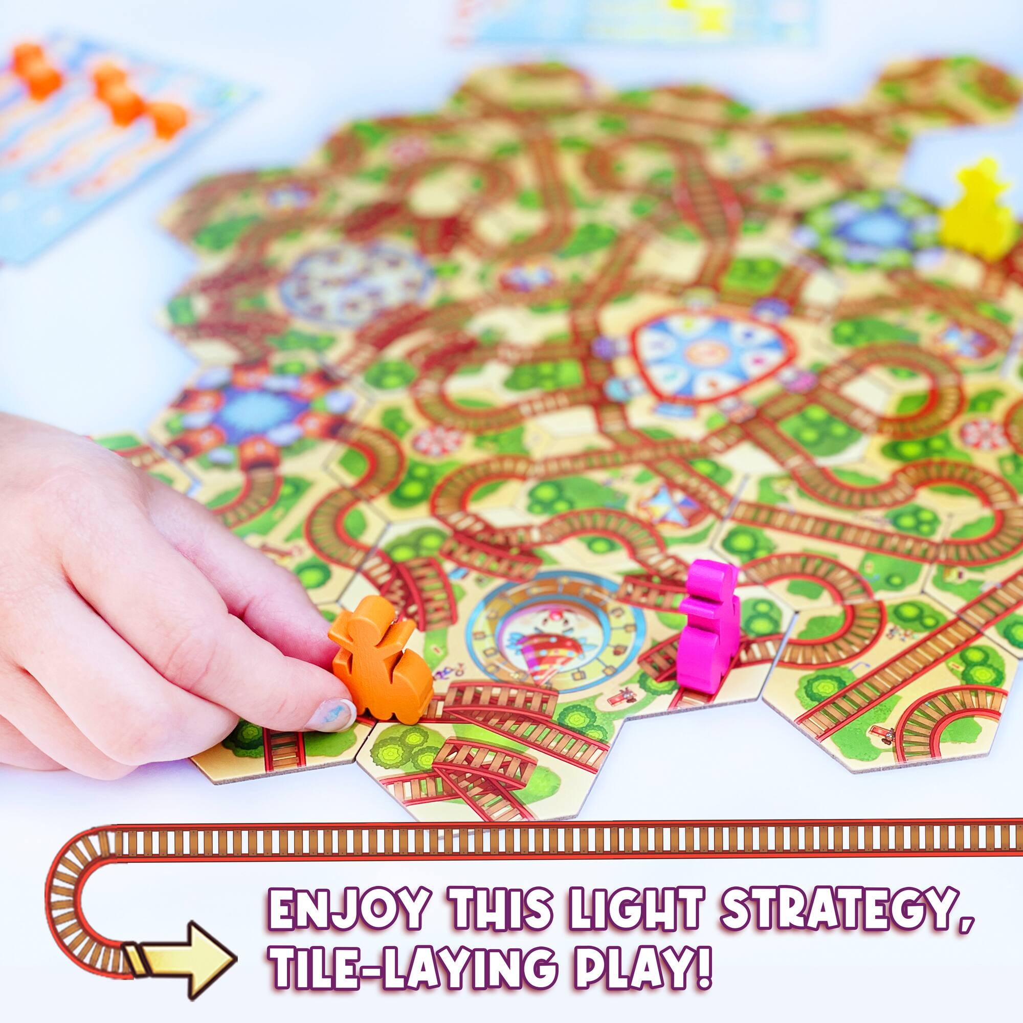 ENJOY THIS LIGHT STRATEGY, TILE-LAYING PLAY!