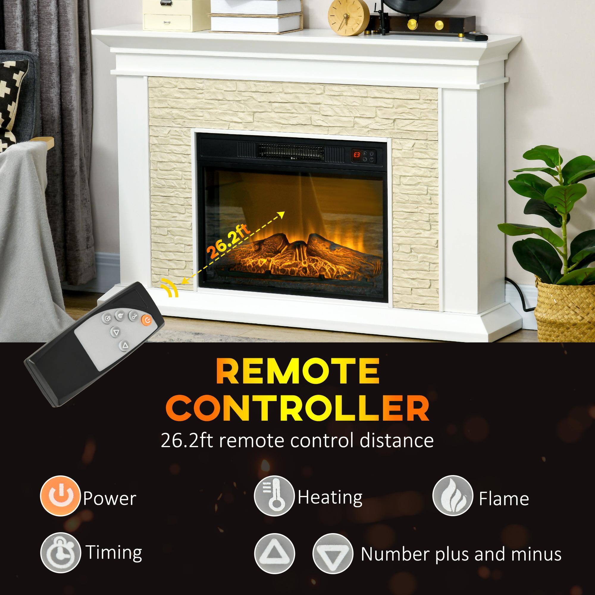 1 - + 2 + - - - - I O 3C 26.2ft 3 Gs D 4 REMOTE CONTROLLER 26.2ft remote control distance Power Heating Flame Timing Number plus and minus

REMOTE CONTROLLER  
26.2ft remote control distance

Power  
Heating  
Flame  
Timing  
Number plus and minus
