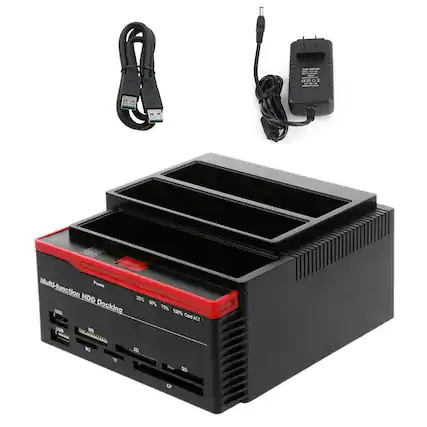 A. - o0 O d + 8 Multi-function HDD Docking 20% 50% 75% 100% Card ACT USB MS N2 X TF