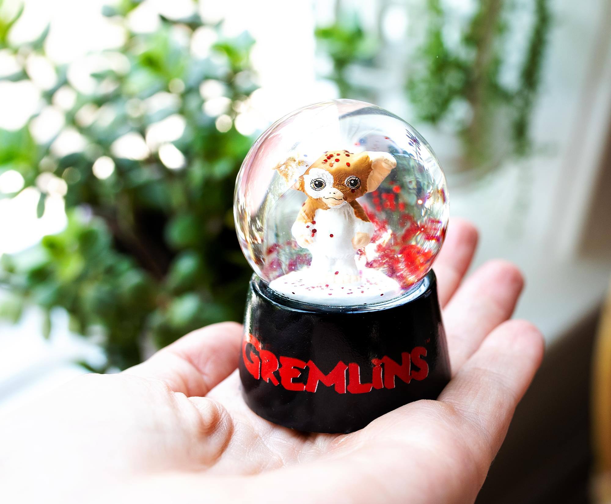 Alt View 2. Silver Buffalo - Gremlins Gizmo Collectible Mini Snow Globe | 3 Inches Tall - Black.