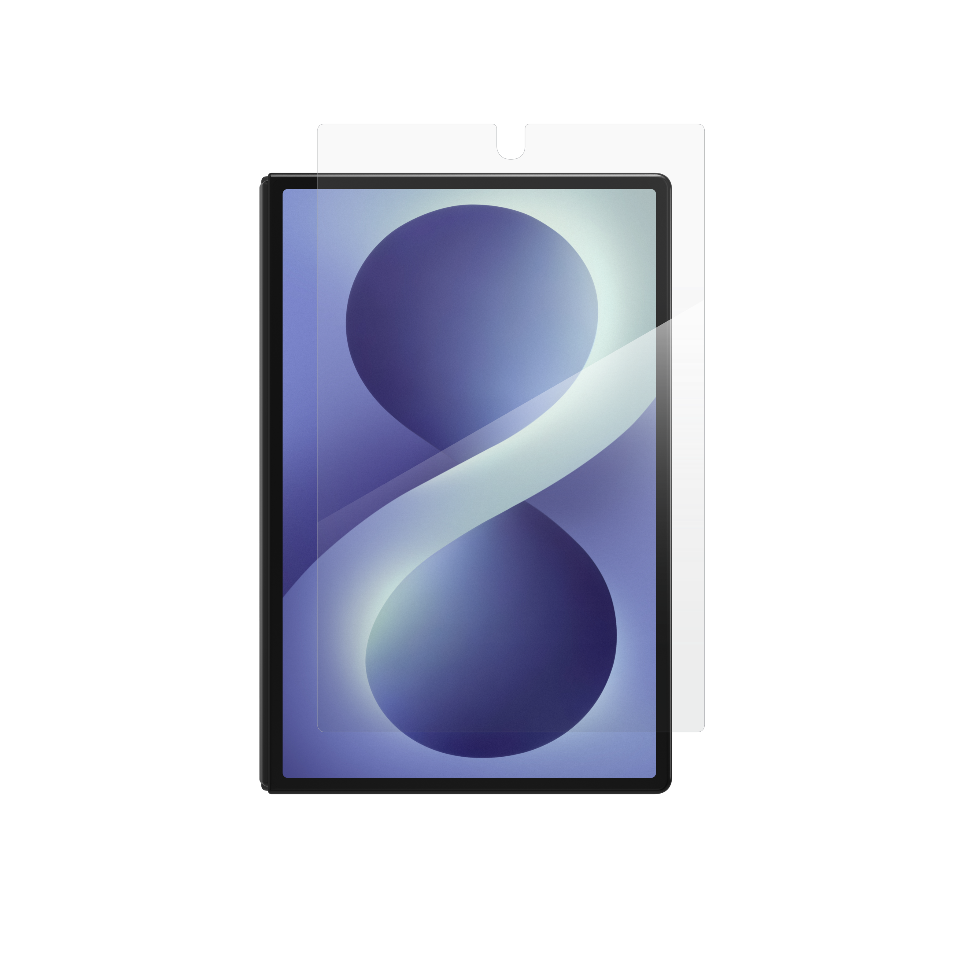 Angle. ZAGG - Glass Elite Screen Protector for Samsung Galaxy Z Fold8 - Clear.