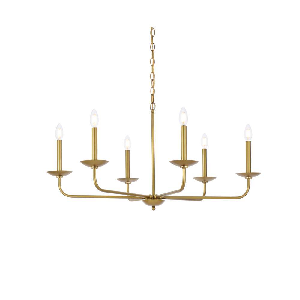 Alt View 4. Living District - Cohen 36 inch pendant in brass - Brass.