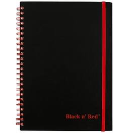 Black n' Red - 1-Subject Professional Notebooks, 5.875" x 8.25", Wide Ruled, 70 Sheets