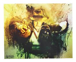 Toynk - Indiana Jones/ Star Wars Limited Edition 8x10 Art Print by Rob Prior - Yellow