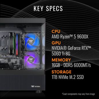 Thermaltake LCGS View 9660T 170 Gaming Dsktp AMD Ryzen 5 9600X Thermaltake LCGS View 9660T 170 Gaming Dsktp AMD Ryzen 5 9600X