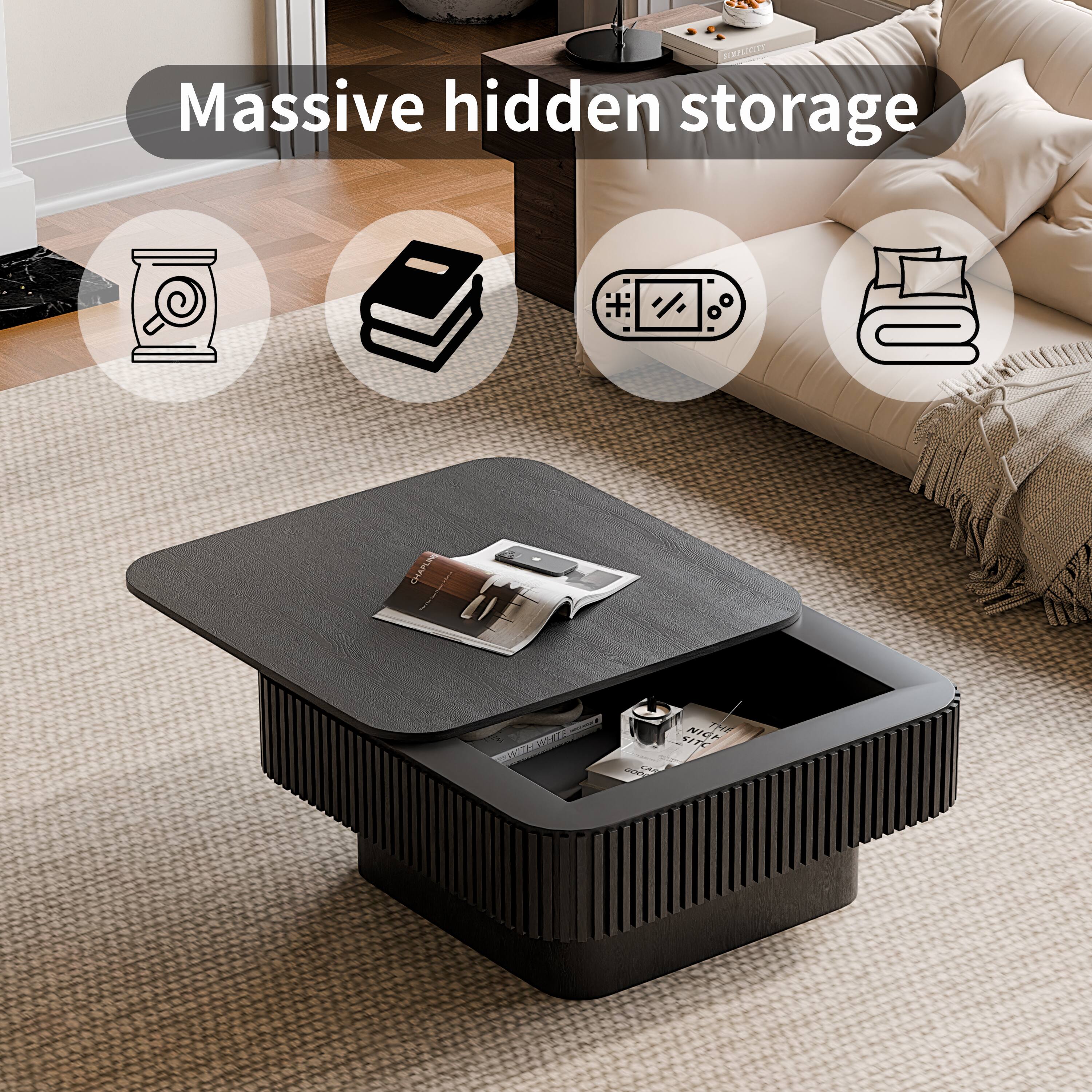 Massive hidden storage