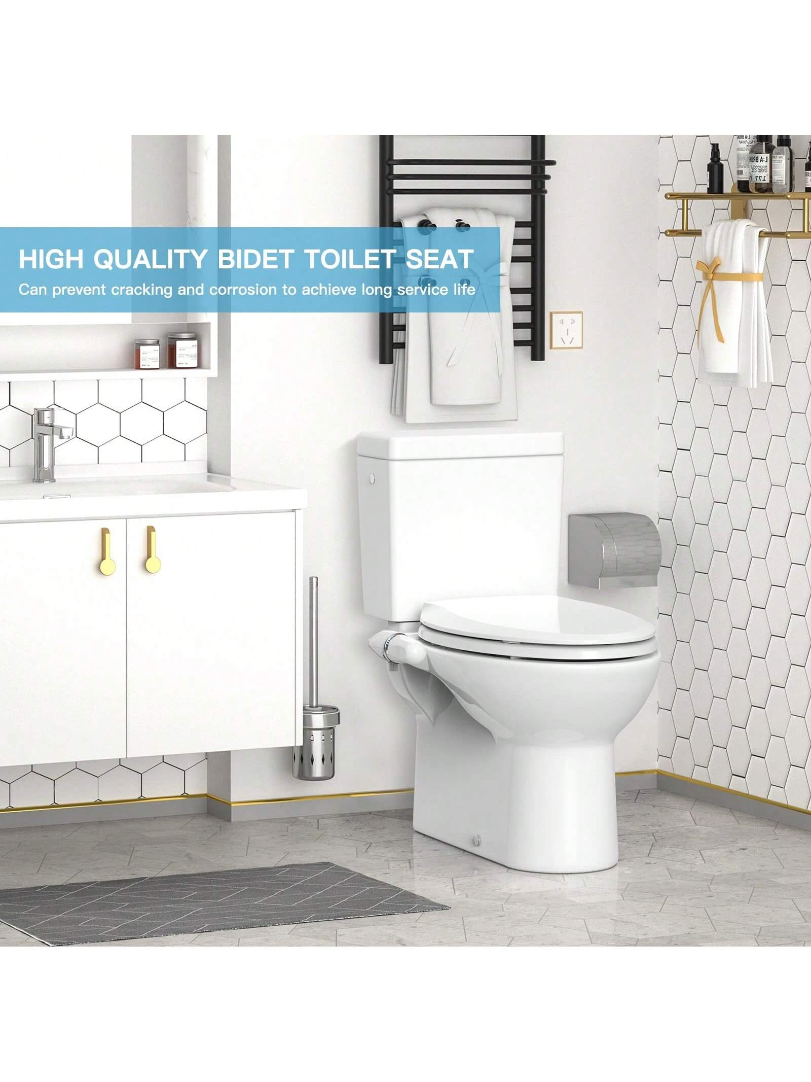 HIGH QUALITY BIDET TOILET SEAT  
Can prevent cracking and corrosion to achieve long service life