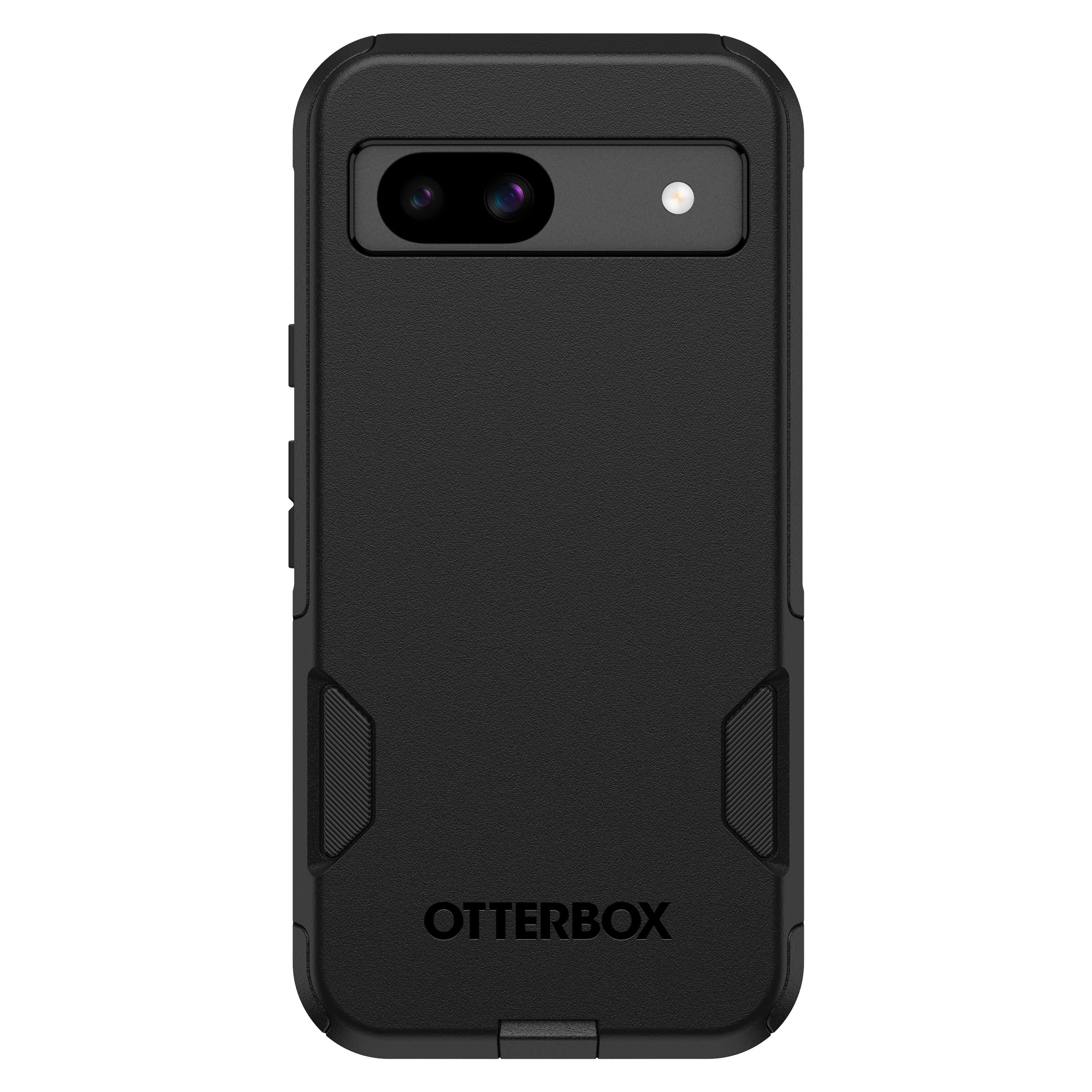Angle. OtterBox - Commuter Series Slim Hard Shell Case for Google Pixel 8a - Black.