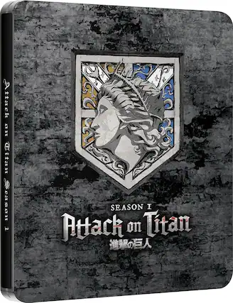 Front. Attack on Titan: Season 1 Complete (Steelbook) - BLU-RAY.