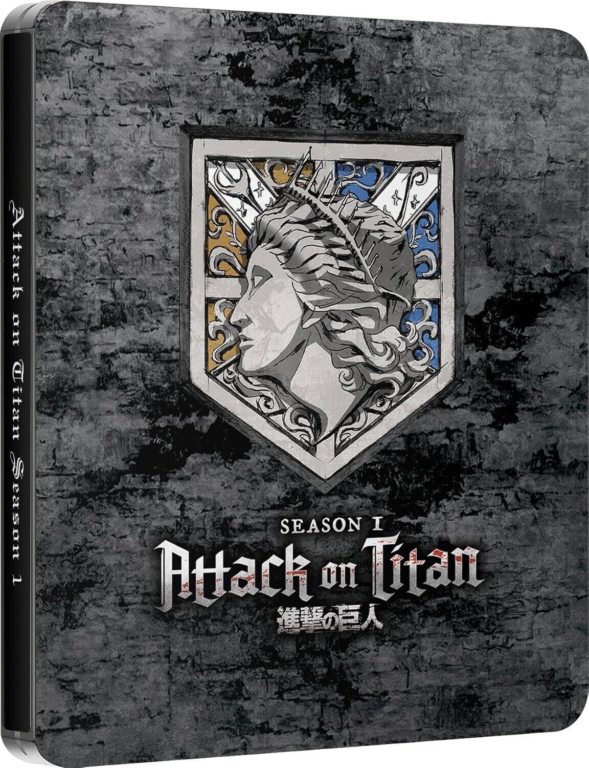 Attack on Titan: Season 1 Complete (Steelbook)   - BLU-RAY