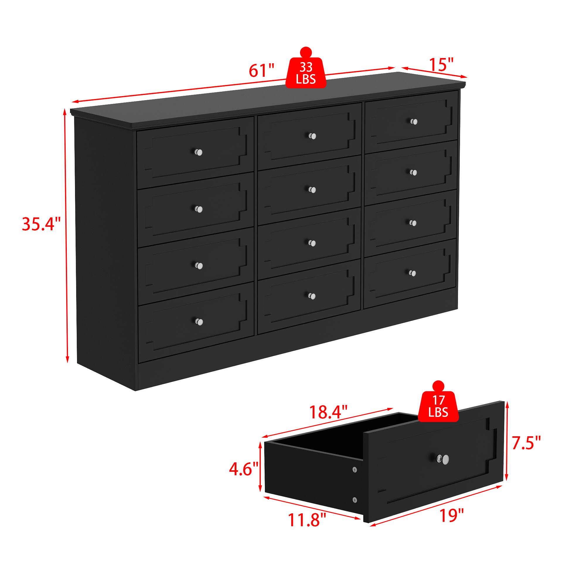 61" 35.4" 15" 33 LBS 18.4" 11.8" 7.5" 19" 17 LBS 4.6"