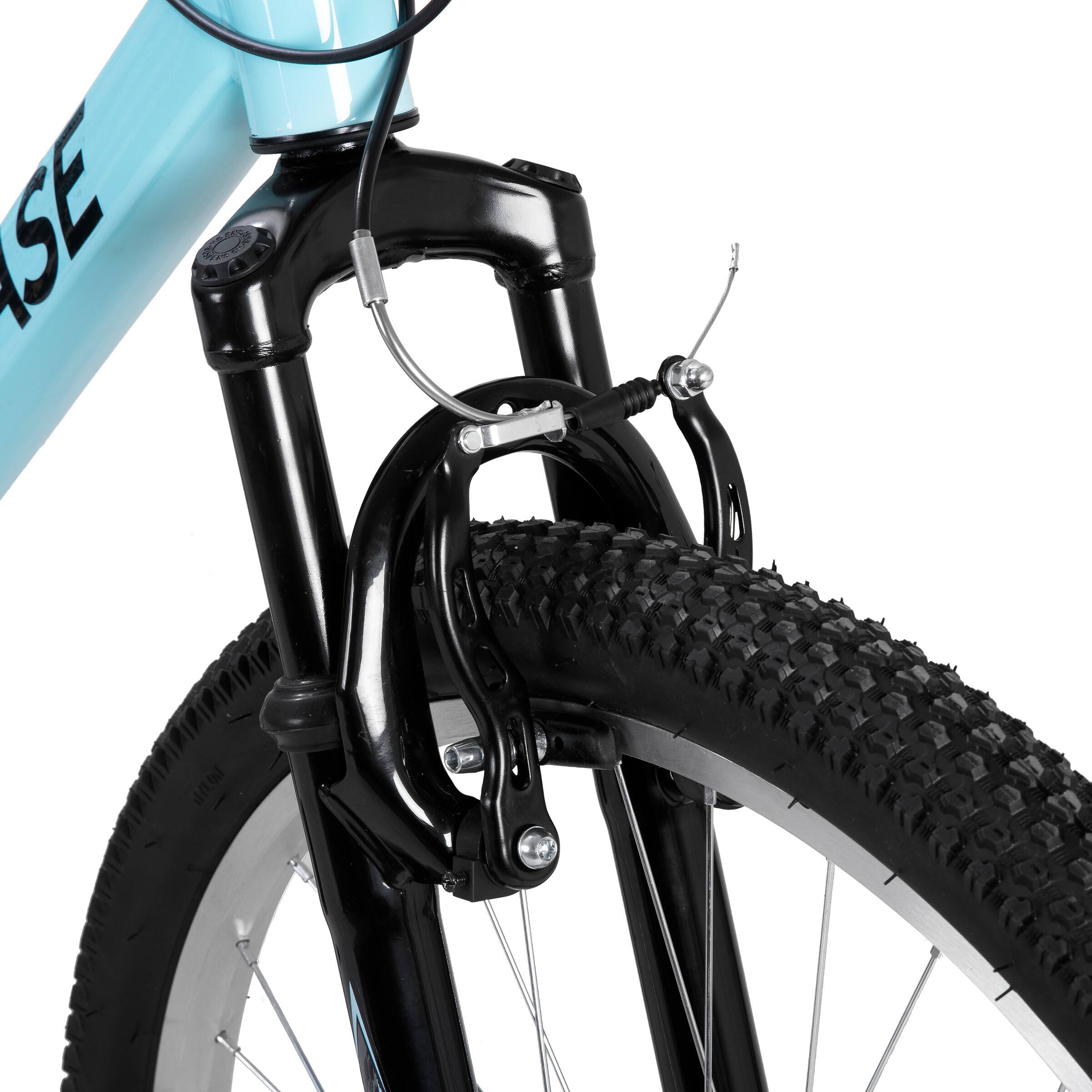 Alt View 6. HILAND - BAMCBASE Lilac 26 inches Mountain Bike for Women, 18-Speed High-Tensile Steel Frame, Suspension Fork, Green - green.