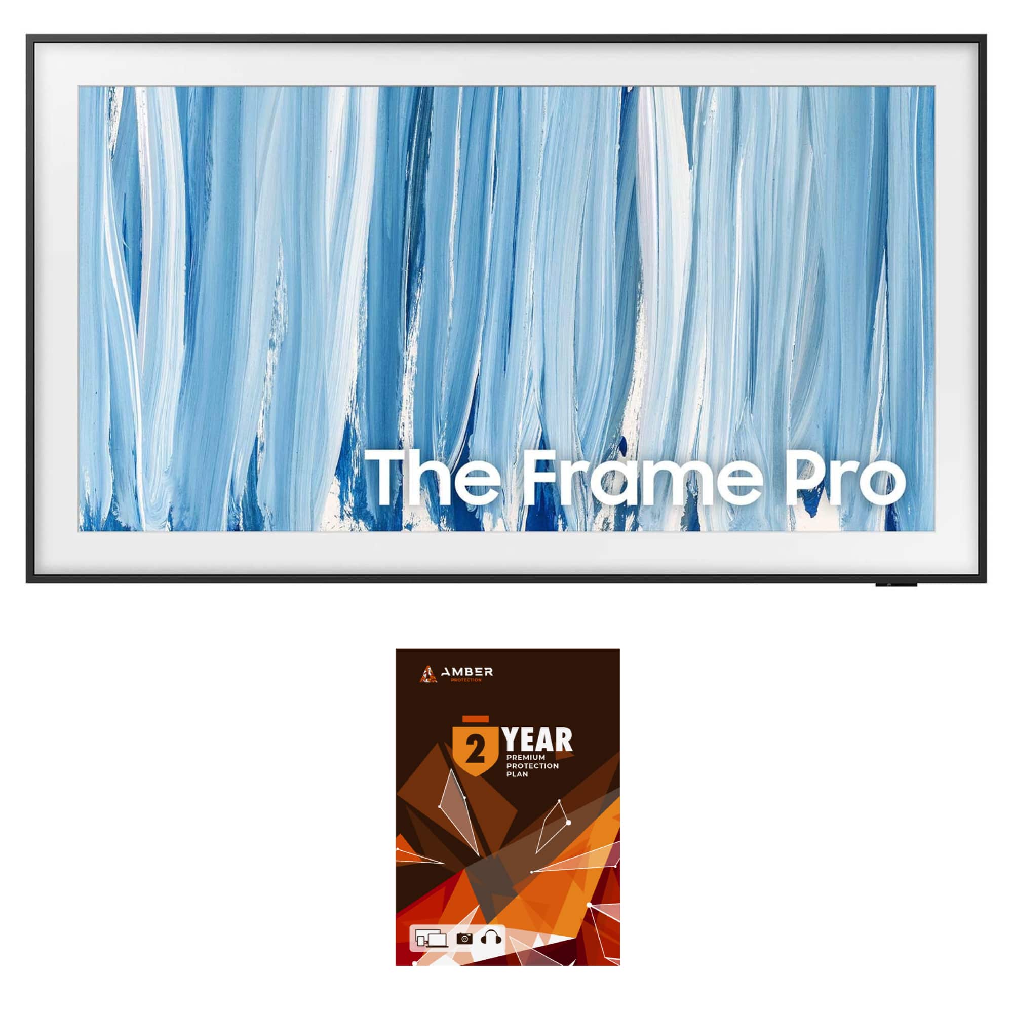 Samsung - QN55LS03HWFXZA 55" The Frame Pro Neo QLED 4K Smart Tizen TV with 2 Year Amber Protection Plan (2026)