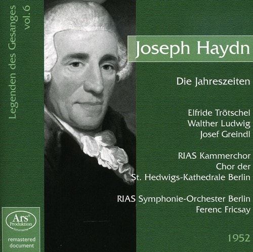 Haydn / Greindl / Ludwig / Trotschel - Haydn the Seasons 6   - COMPACT DISCS [CD] price history on PriceWatchPro