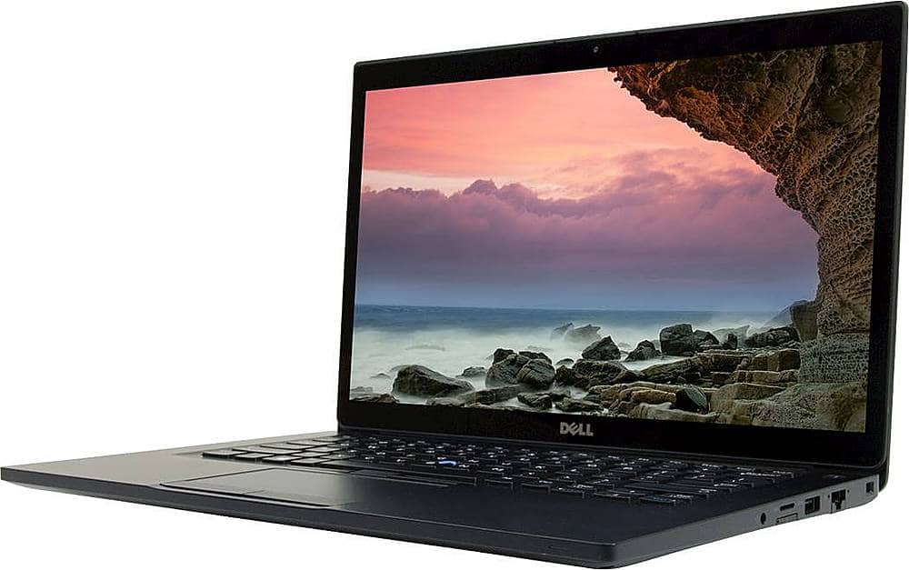 Left. Dell - Latitude 7480 14" Refurbished Laptop - Intel Core i7 - 16GB Memory - 512GB SSD - Gray.