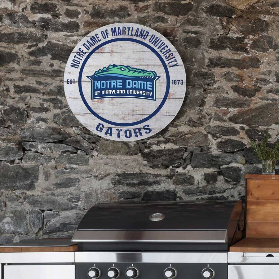 Jardine Notre Dame of Maryland Gators 20'' Indoor/Outdoor Weathered ...
