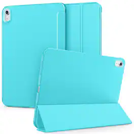 DTTO - Case for iPad (A16) 11th Gen11- Inch 2025, for iPad 10th Gen 2022 ,Matte Frosted Shockproof Back ,Auto Sleep/Wake - Blue