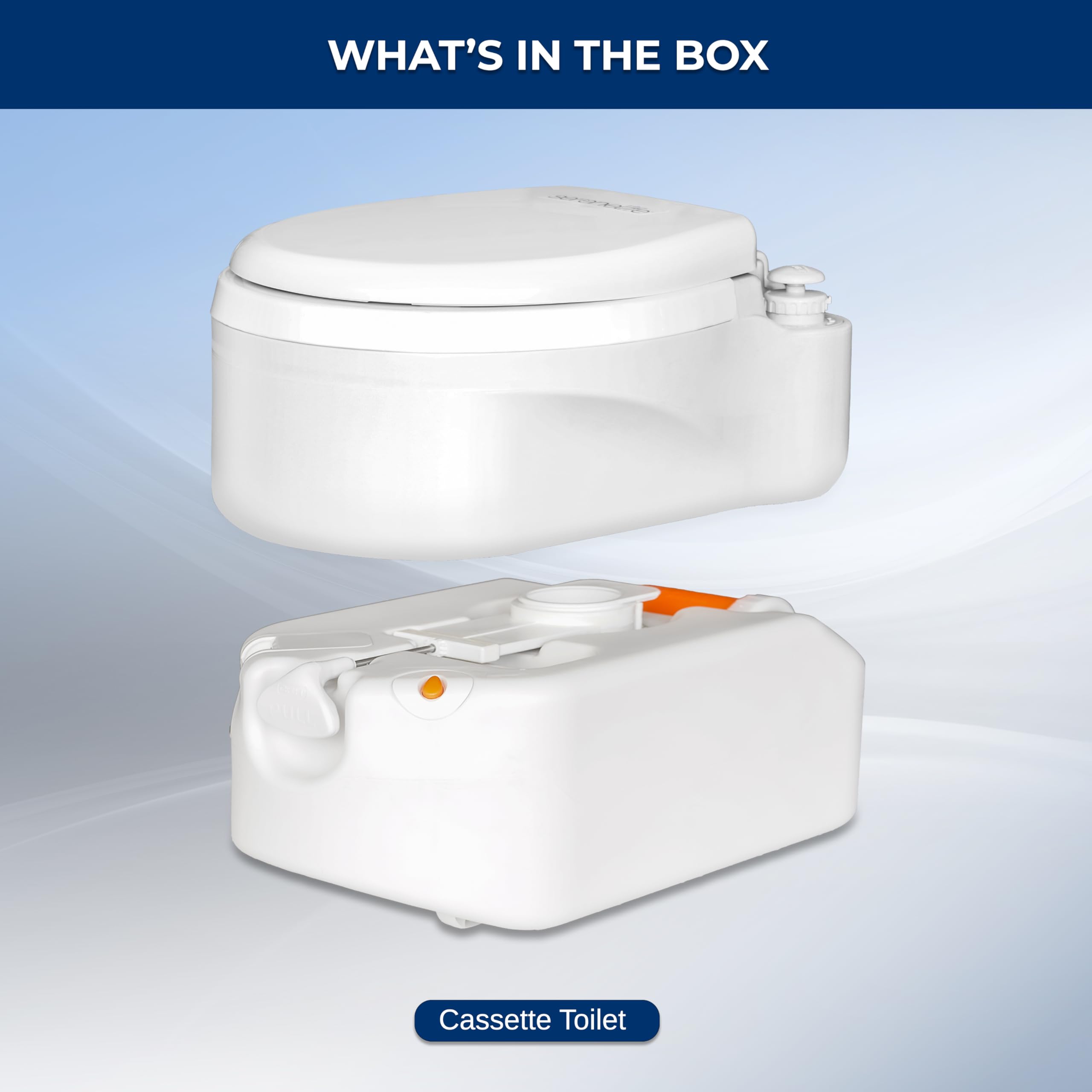 WHAT'S IN THE BOX

Cassette Toilet