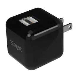 Xyst - 2.4-Amp Dual USB Foldable Wall Charger - Black