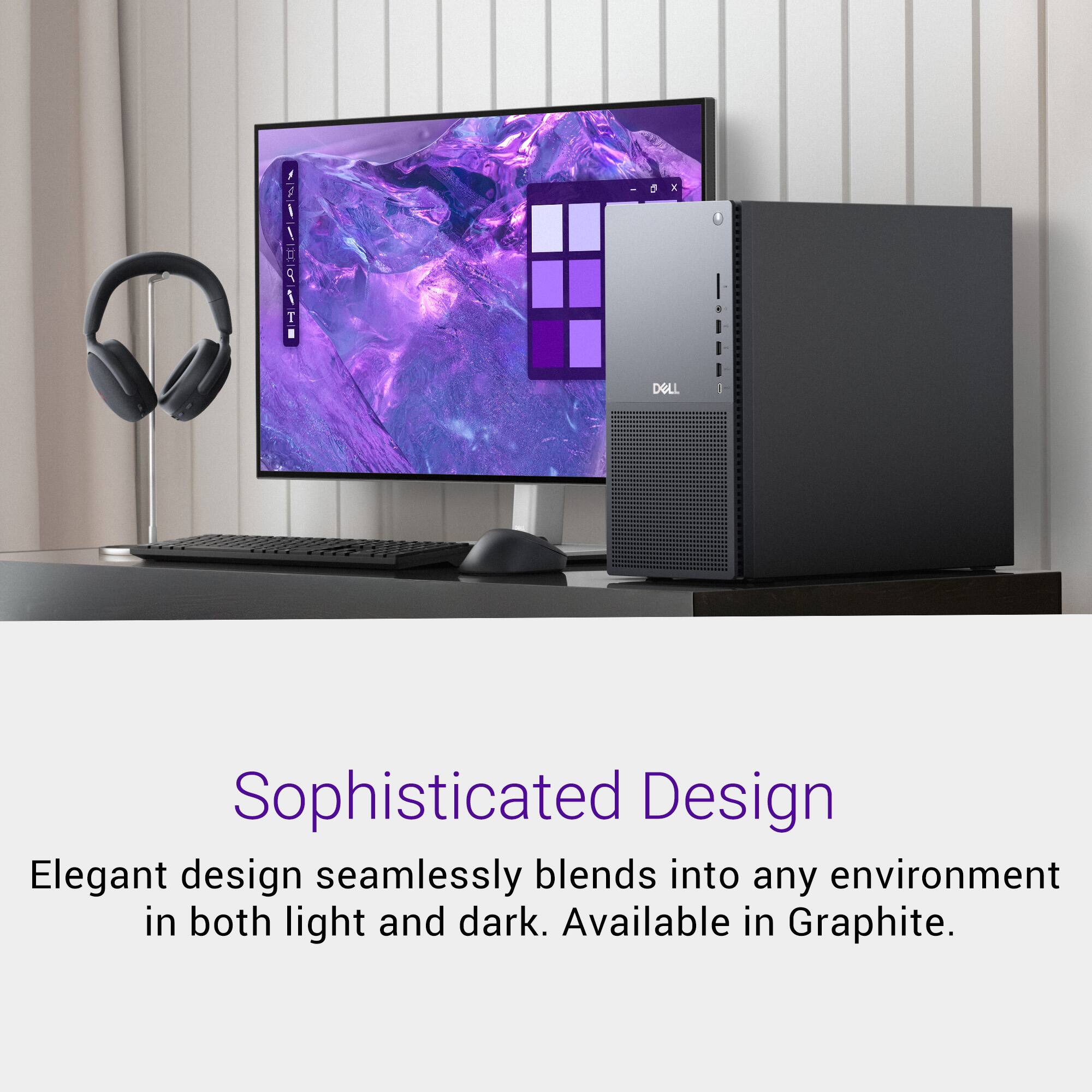 Sophisticated Design

Elegant design seamlessly blends into any environment in both light and dark. Available in Graphite.