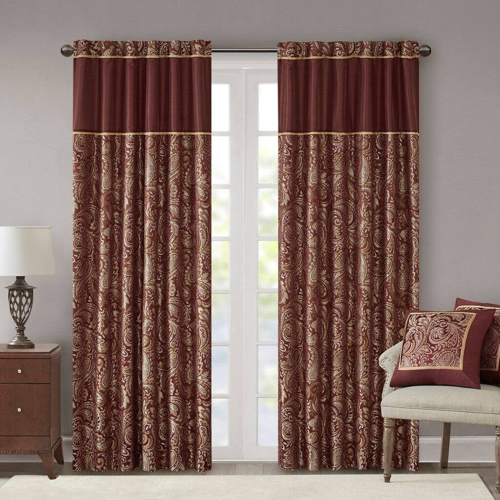 Alt View 8. BreeBe - Jacquard Curtain Panel Pair(2 Pcs Window Panels) - Multicolor.