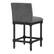 Alt View 12. OSP Home Furnishings - ELIZA 26" Spindle Counter Stool - Charcoal / Black.