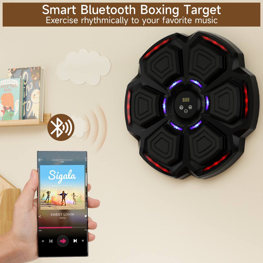 Smart Bluetooth Boxing Target  
Exercise rhythmically to your favorite music  

Sigala  
SWEET LOVIN'