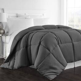 Beckham Luxury Linens - Beckham Hotel Collection 1300 Series Goose Down Comforter, King/Cal King - Gray