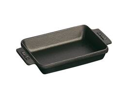 Staub - Cast Iron 5.75-inch x 4.5-inch Mini Rectangular Baker - Matte Black