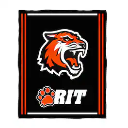 Vive La Fete - Rochester Institute of Technology Tigers 36'' x 48'' Big Mascot Blanket - Orange
