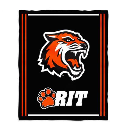 Front. Vive La Fete - Rochester Institute of Technology Tigers 36'' x 48'' Big Mascot Blanket - Orange.