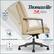 Alt View 11. Thomasville - Upton Bonded Leather Office Chair - Cream.
