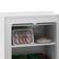 Alt View 1. Tiramisubest - Upright Freezer, 3.0 Cubic Feet Compact Mini Freezer with Reversible Single Door and Adjustable Thermostat,White - White.