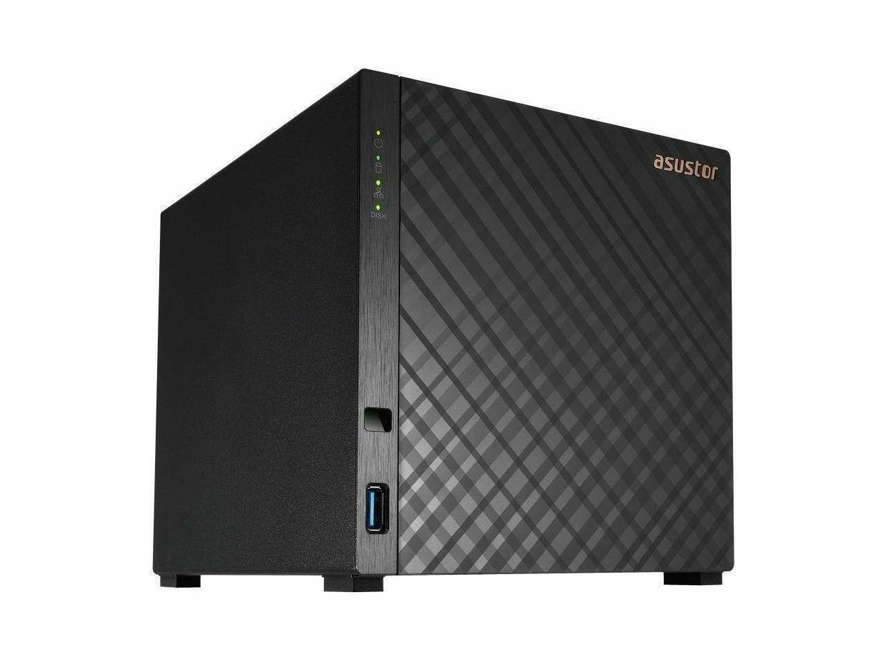 Asustor AS1204T Drivestor 4 Gen 2 4 Bay NAS, 1.7GHz CPU, 2.5GbE