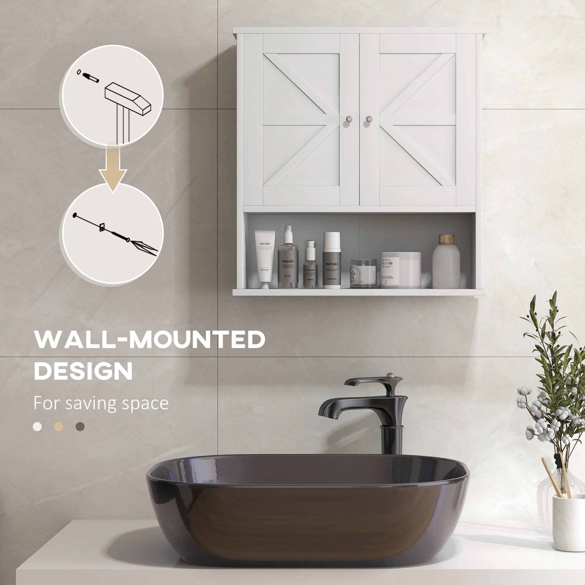 WALL-MOUNTED DESIGN
For saving space
