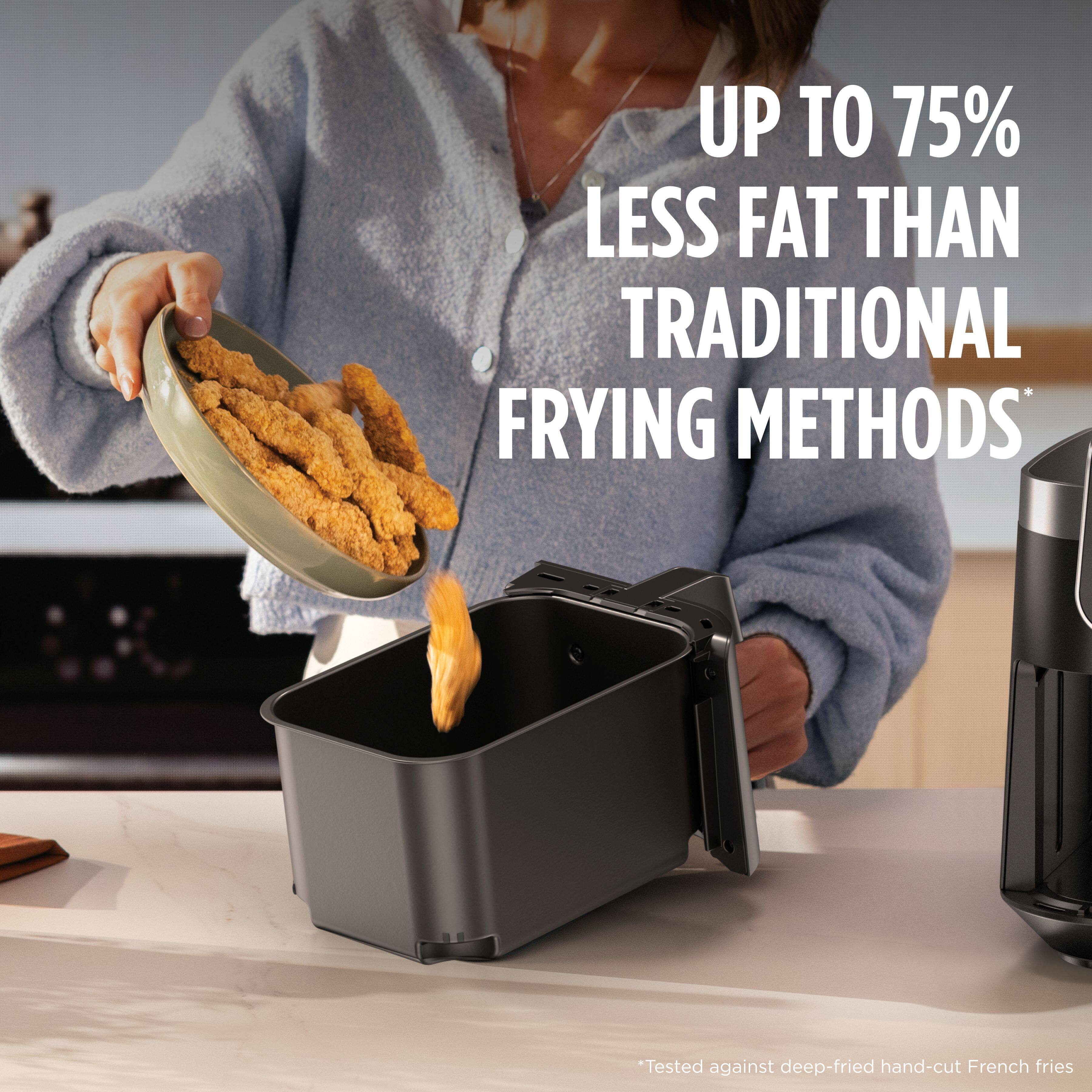 UP TO 75% LESS FAT THAN TRADITIONAL FRYING METHODS  
*Tested against deep-fried hand-cut French fries