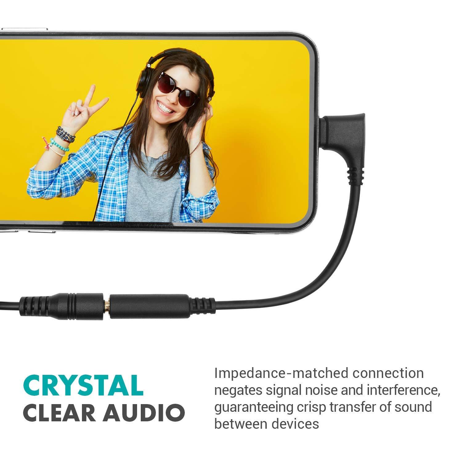 **CRYSTAL CLEAR AUDIO**

Impedance-matched connection negates signal noise and interference, guaranteeing crisp transfer of sound between devices