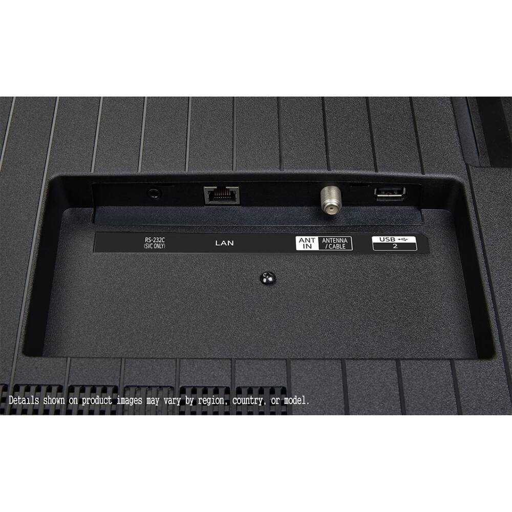 RS-232C (SVC ONLY)  
LAN  
ANT IN / ANTENNA CABLE  
USB 2  

Details shown on product images may vary by region, country, or model.