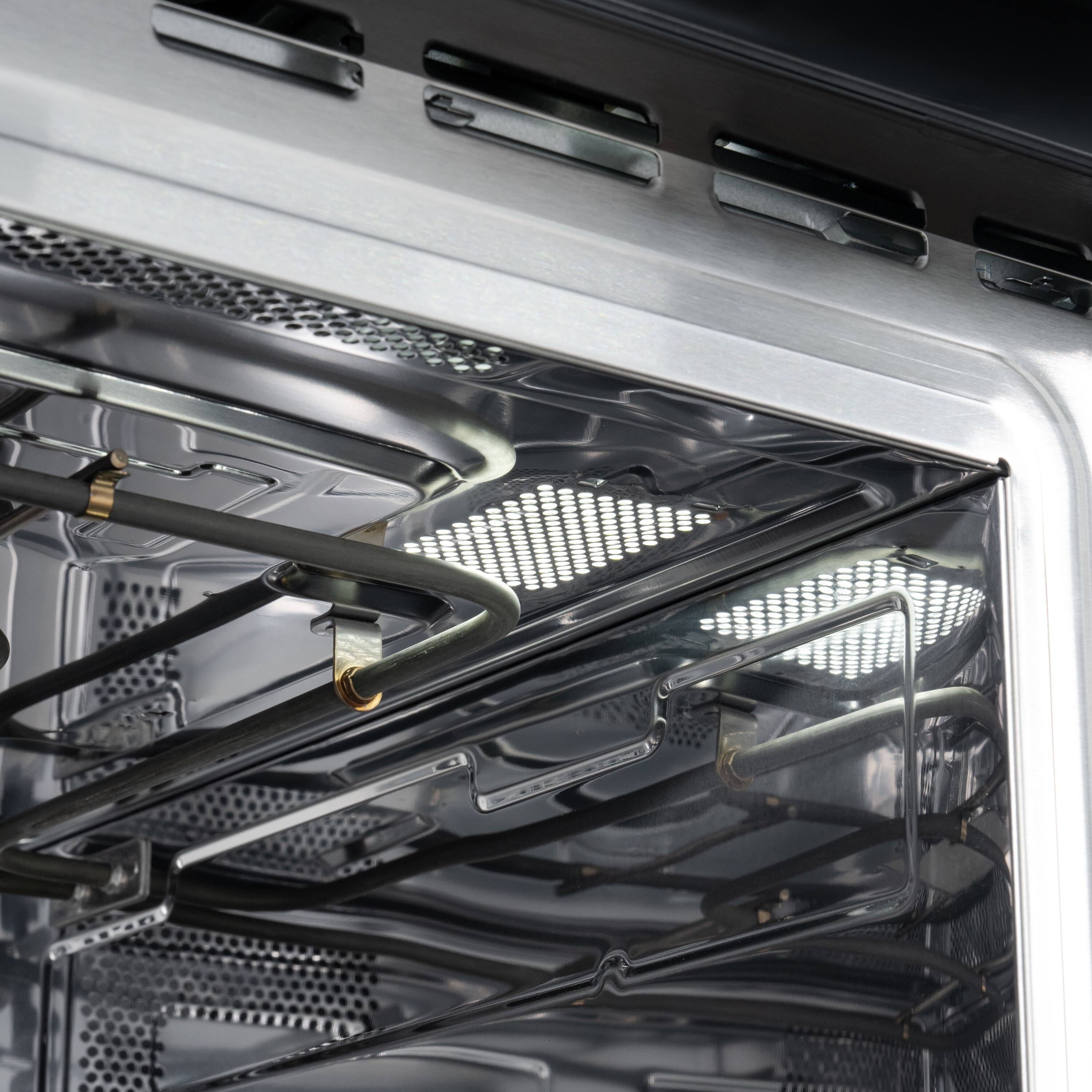 Alt View 8. Koolmore - 24 In. Black Stainless Steel Built-in Convection Microwave Oven with Speed and Sensor Cooking, cu ft - Black.