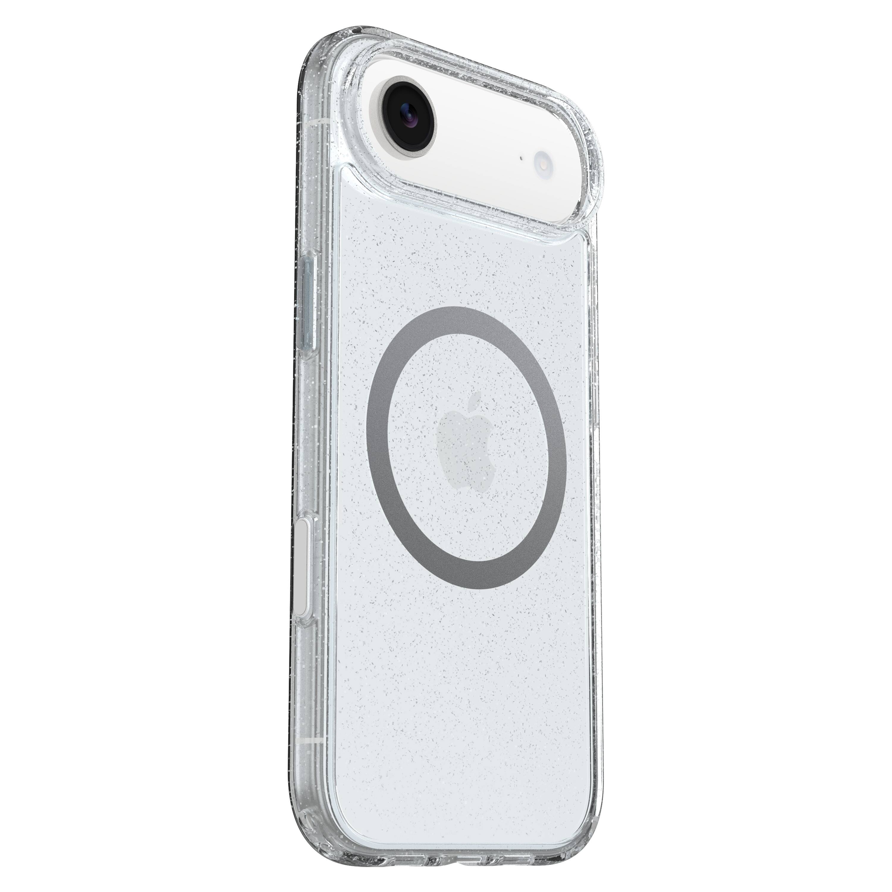 Left. OtterBox - Symmetry Series Hard Shell for Apple iPhone Air - Clear.