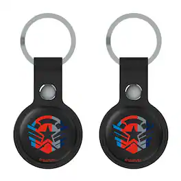 Keyscaper - Marvel Avengers Sam Wilson Captain America Sigil Airtag Holder 2-Pack - Black